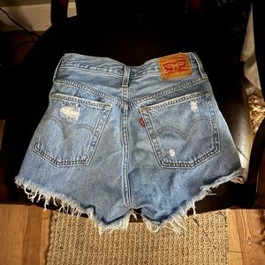 Levi’s high waisted shorts